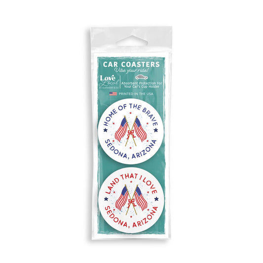 Love+Local Car Coaster Pack | American Summer Home & Land