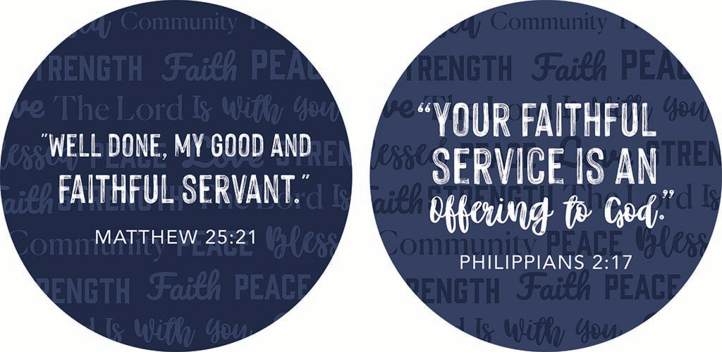 Car Coaster 2-Pack Kalia Lane-Faithful Servant & Offering To God -9