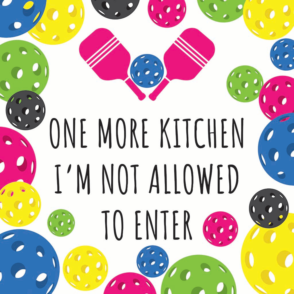 Ceramic Round Coaster-One More Kitchen I'm Not Allowed To Enter -7