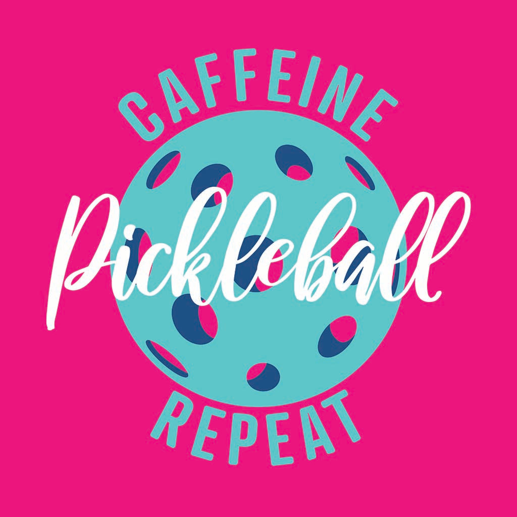 Car Coaster-Caffeine Pickleball Repeat -7