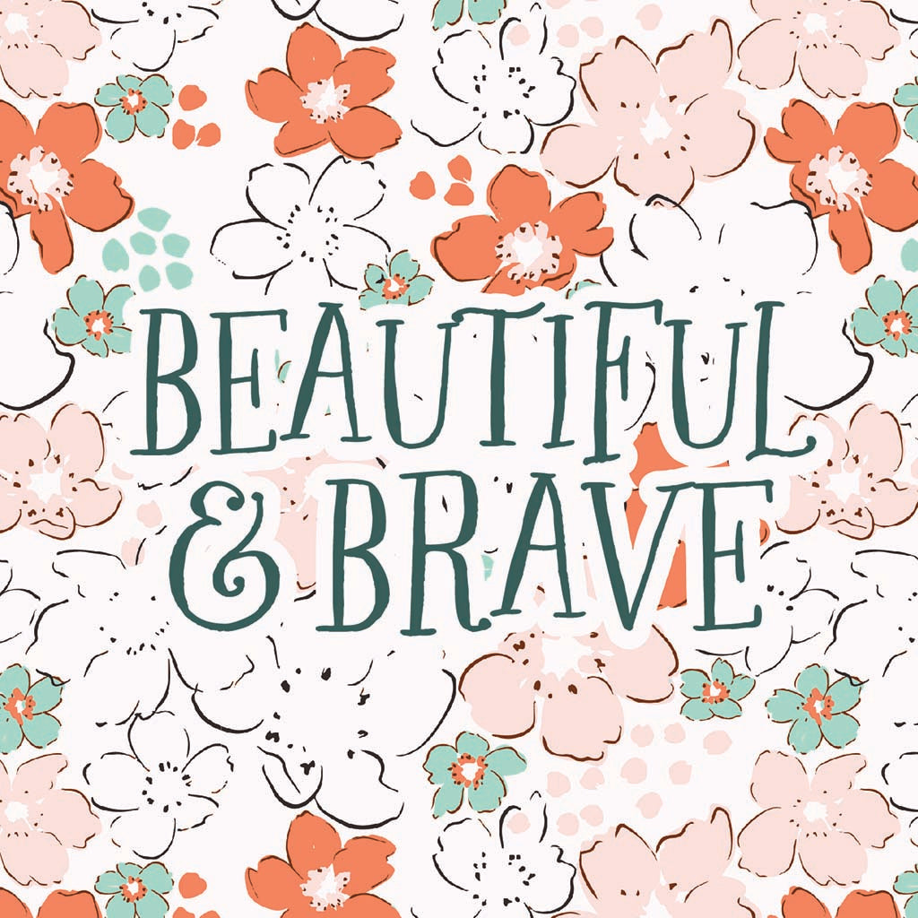 Car Coaster-Beautiful & Brave Floral Pattern -7