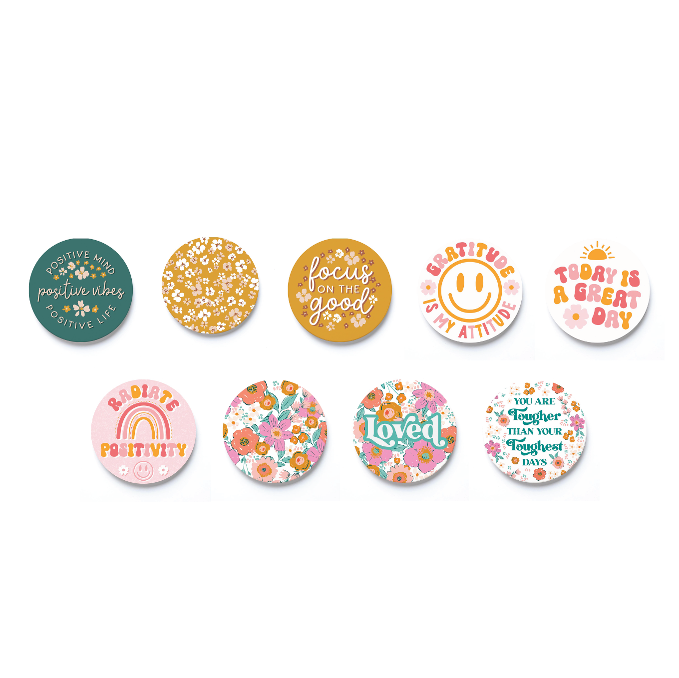 Round Coaster Loaded Display - Inspirational Pre-Pack