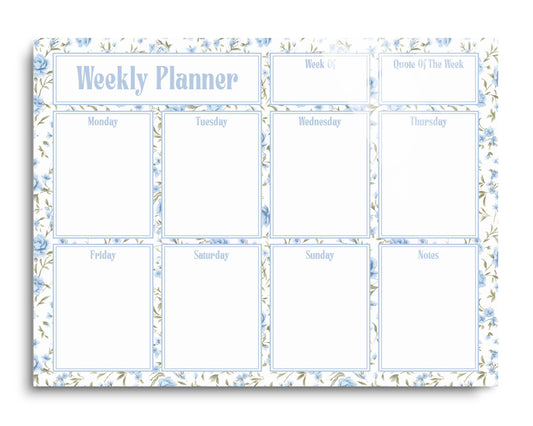 Chinoiserie Chic Weekly Planner