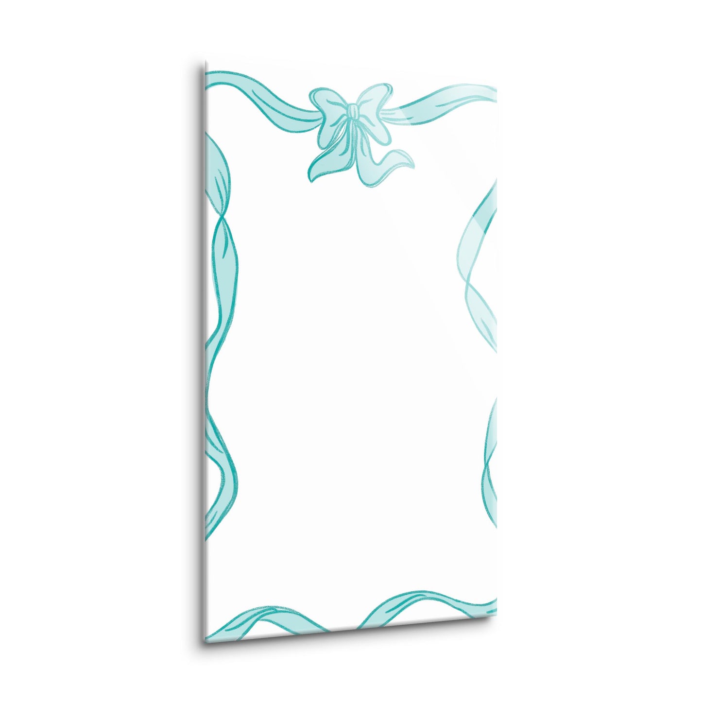 Preppy Bows 8x16 Dry Erase | Blue Preppy Bows