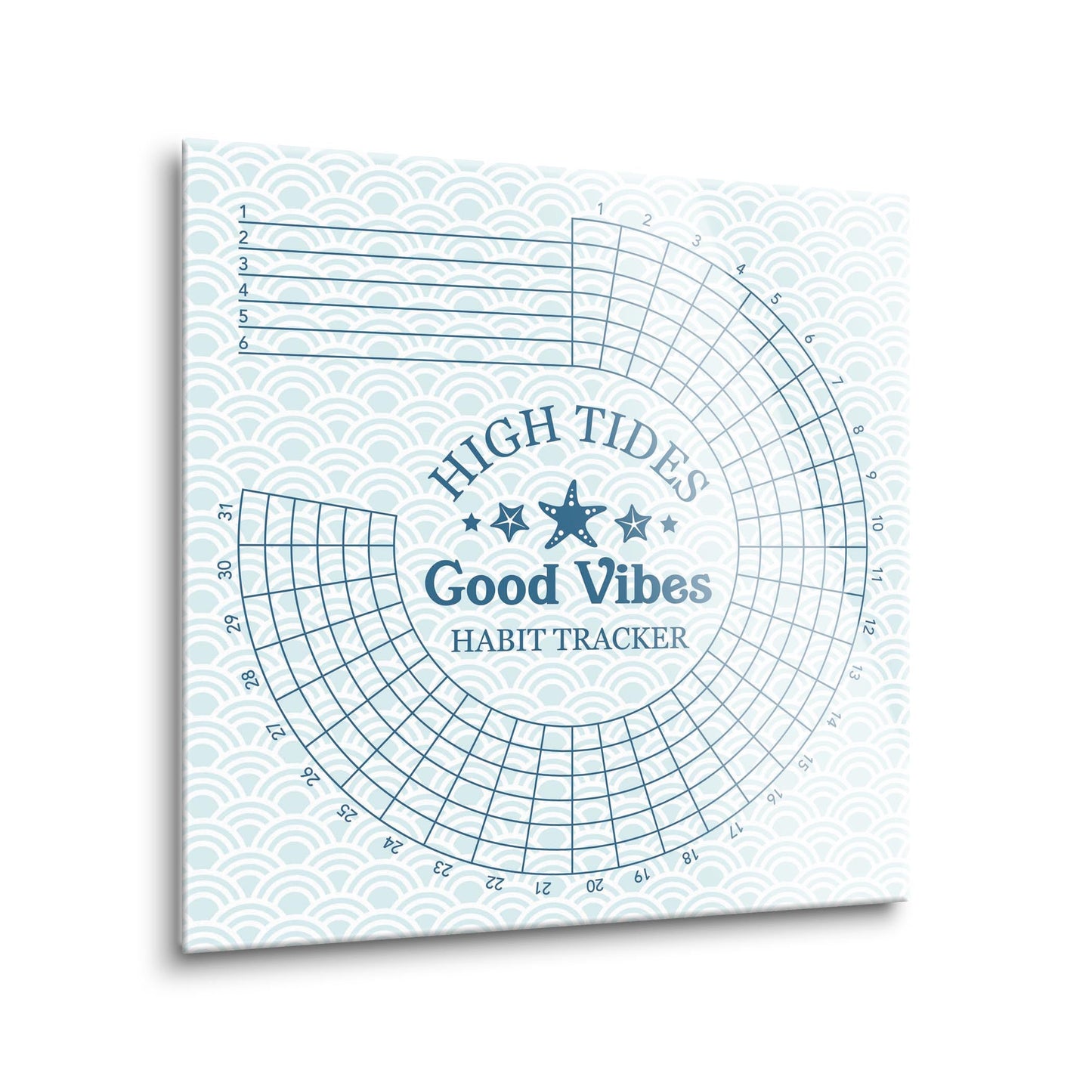 Coastal High Tides Good Vibes | 12x12