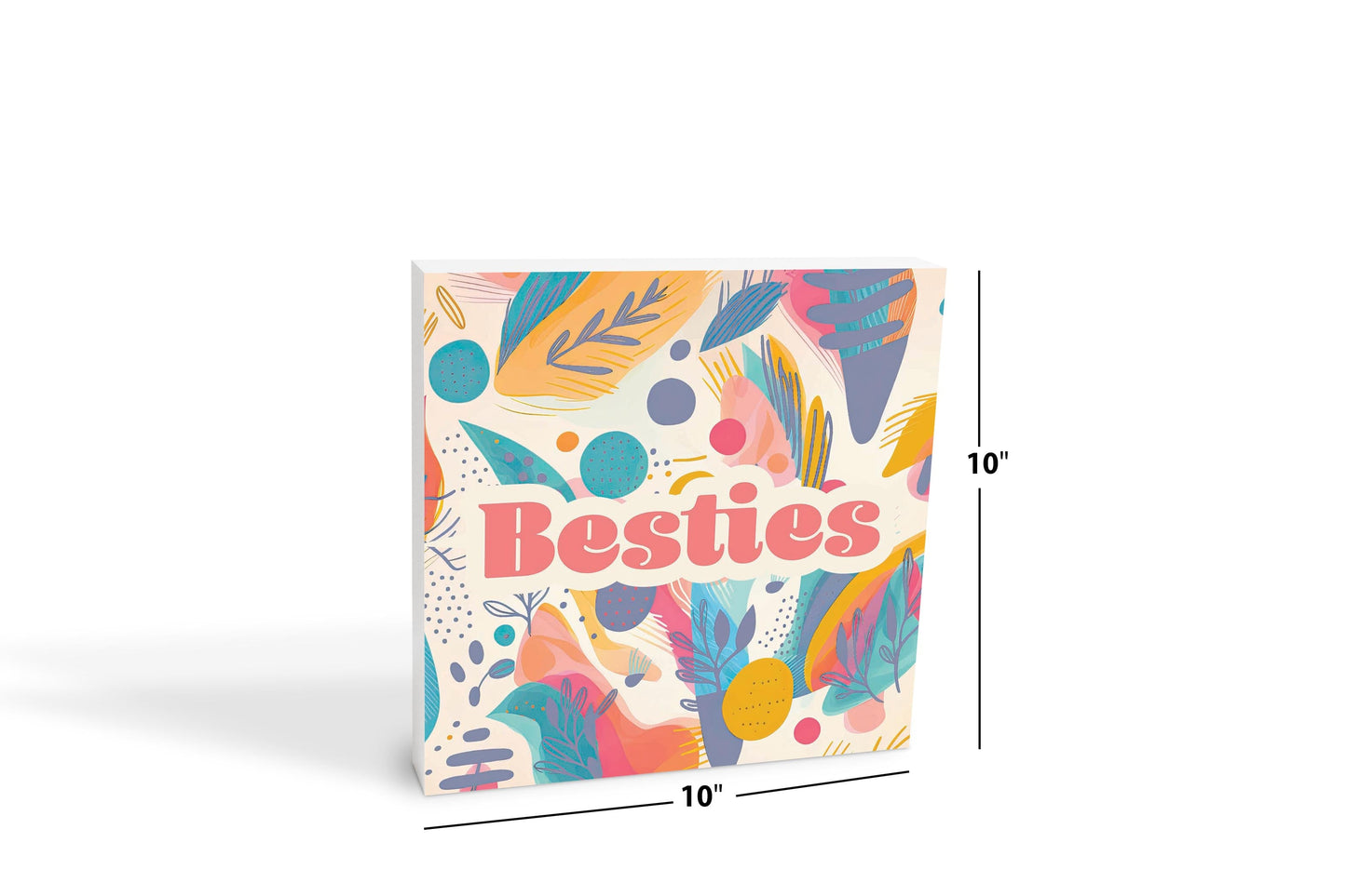 Valentine's Day Besties Abstract Pattern | 10x10