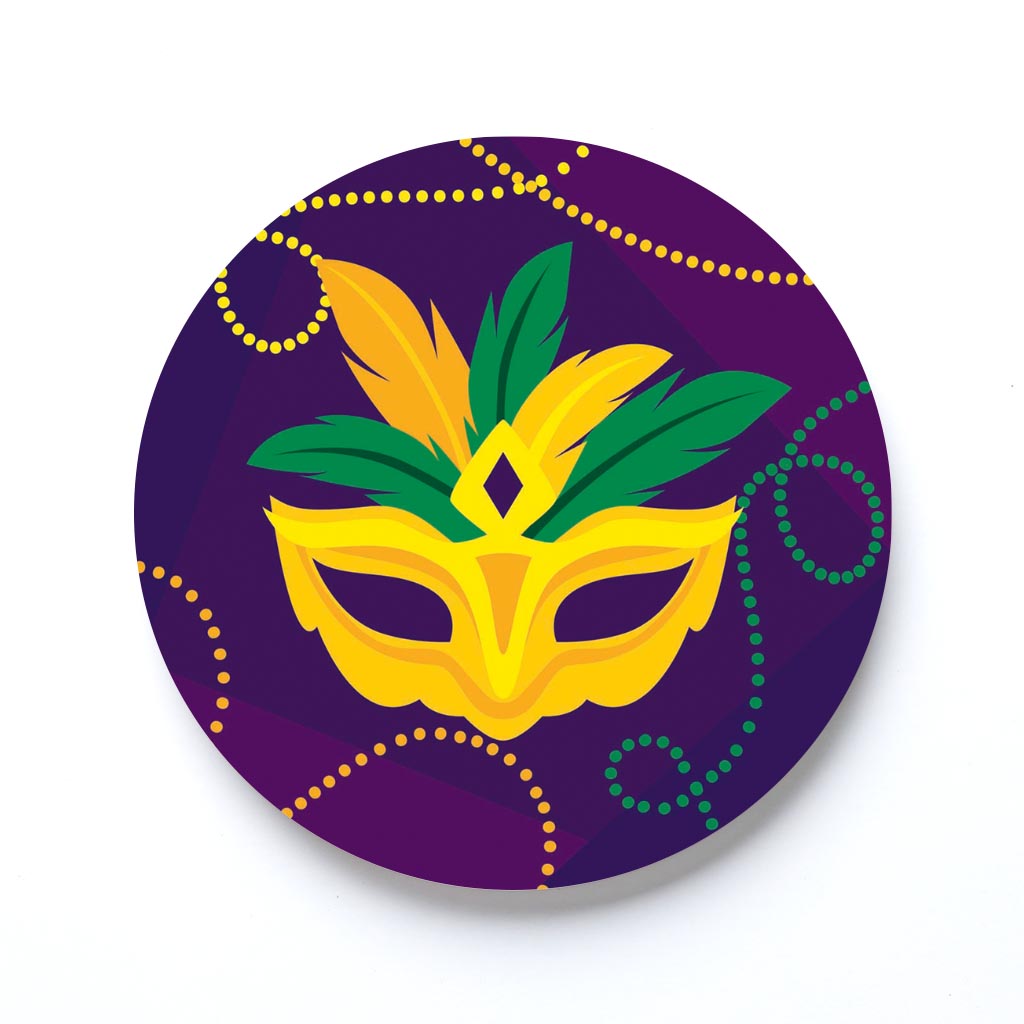 Mardi Gras Mask & Beads | 4x4