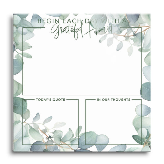 Eucalyptus Gratitudes Grateful Heart | 12x12