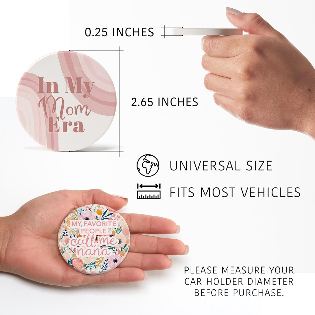 Mother's Day Offset Car Coaster Set 2 | 2.65x2.65