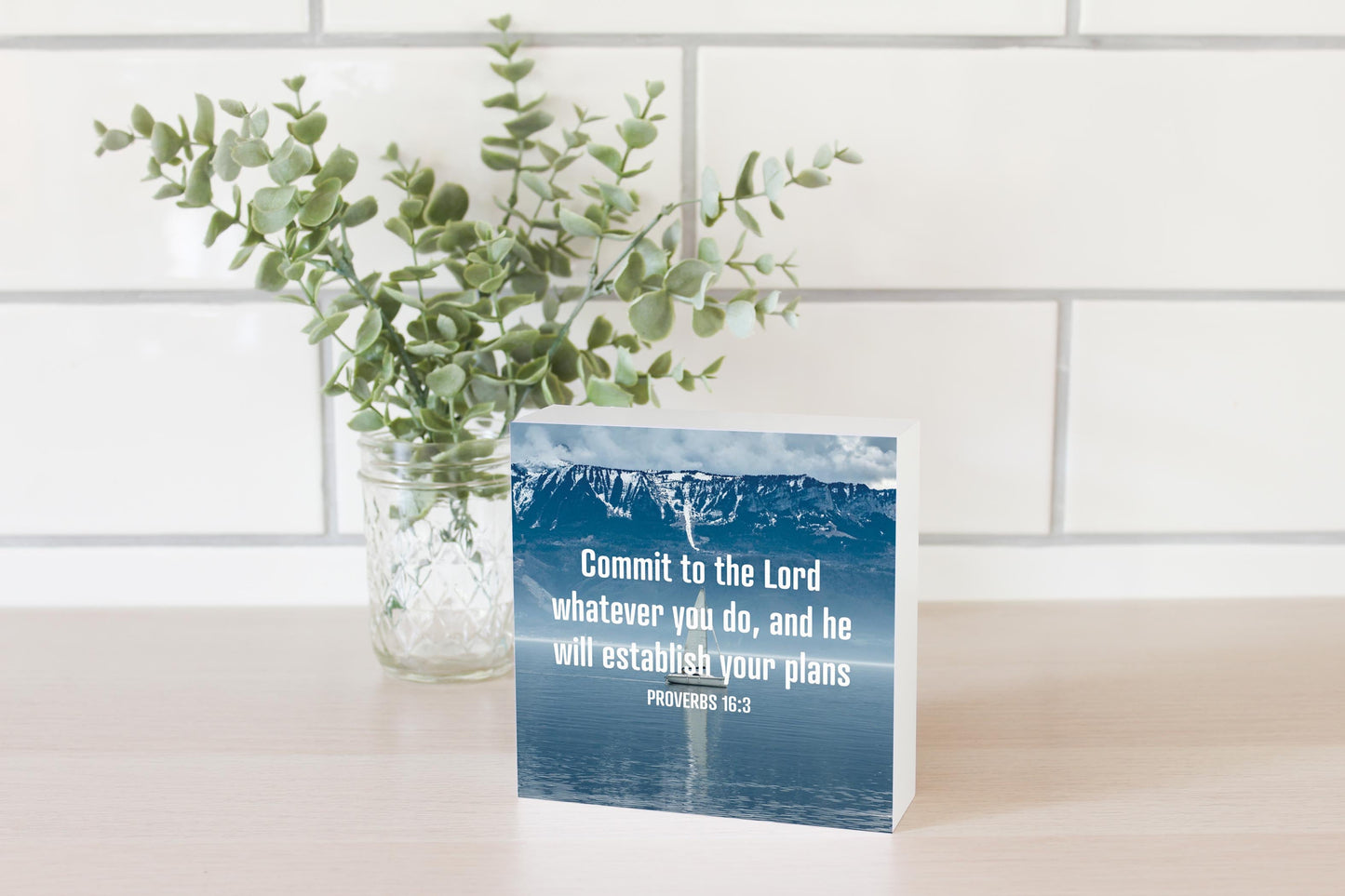 Commit To The Lord Sailboat | 5x5