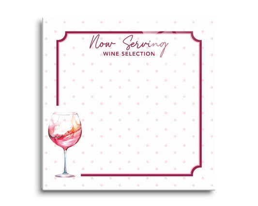 Now Serving Wine Selection | 8x8