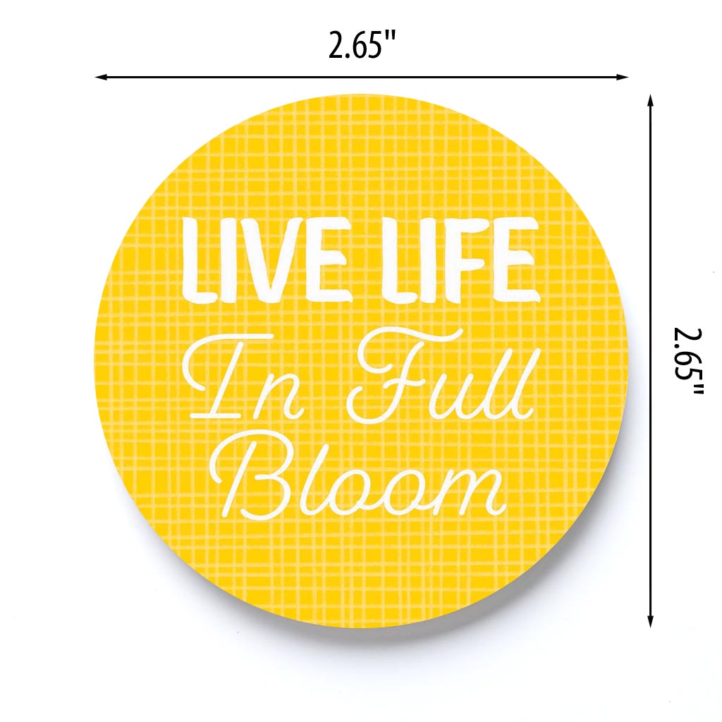 Spring Pastel Live Life In Full Bloom | 2.65x2.65