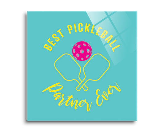 Neon Pickleball Best Pickleball Partner Ever | 8x8
