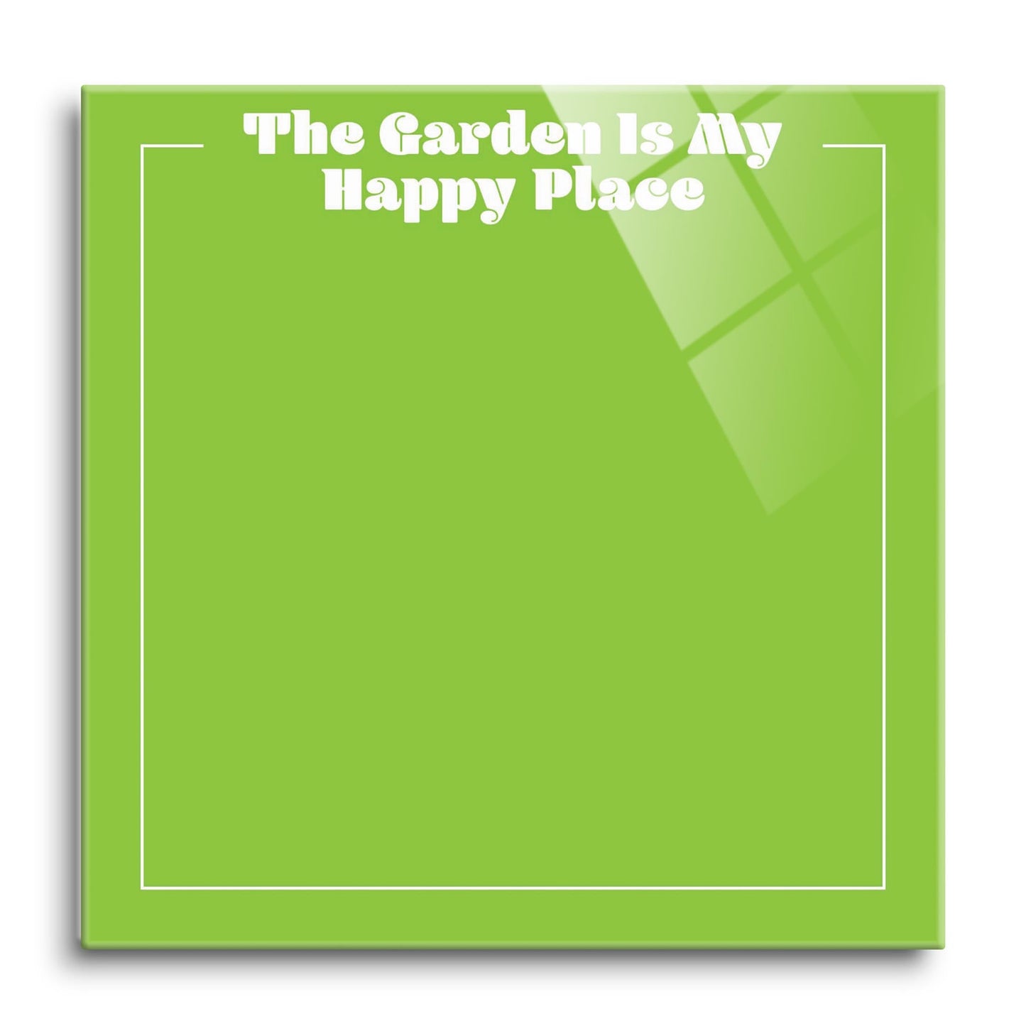 The Garden Is My Happy Place Notes | 12x12