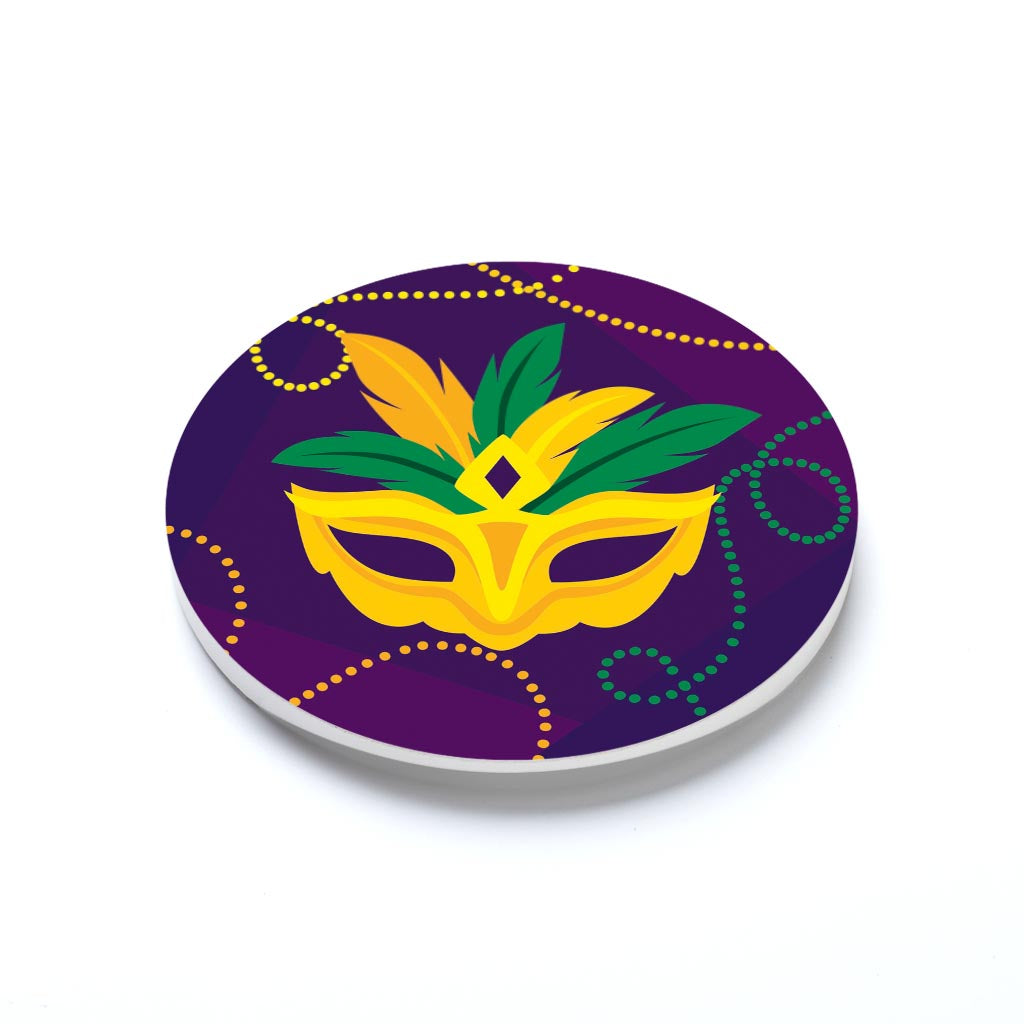 Mardi Gras Mask & Beads | 2.65x2.65