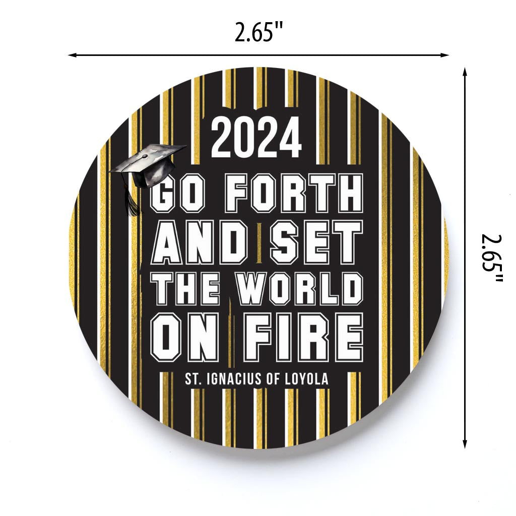 Graduation 2024 Gold Stripe | 2.65x2.65