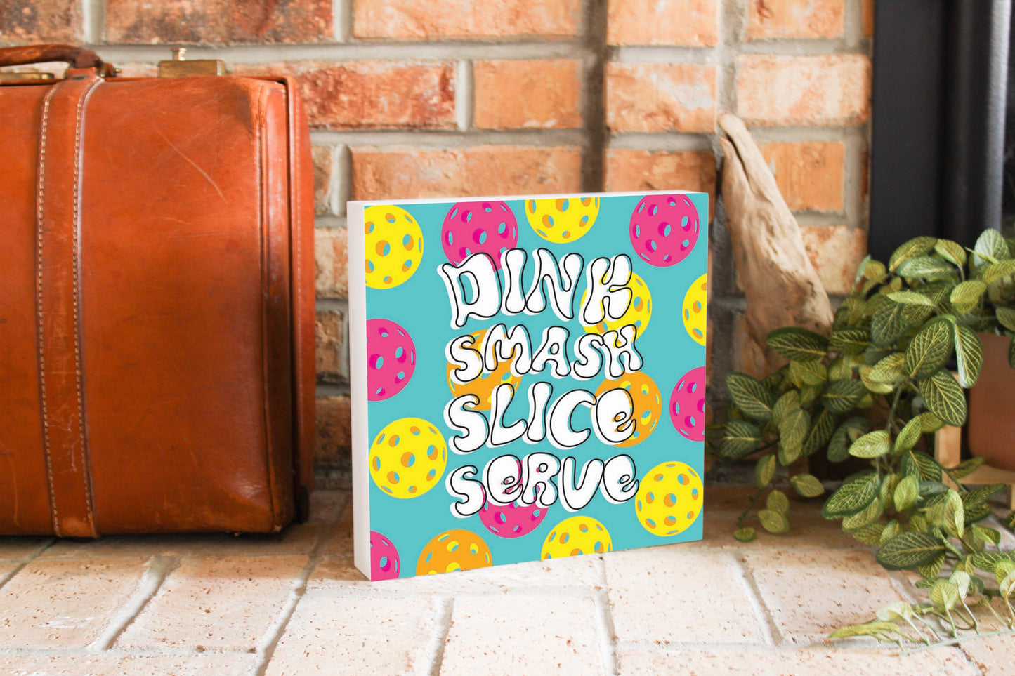 Neon Pickleball Dinnk Smash Slice Serve | 10x10