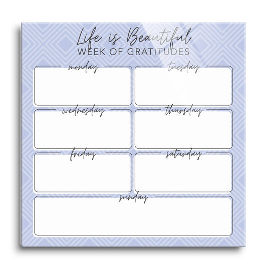 Mother's Day Tracker Life Is Beautiful Gratitudes | 12x12