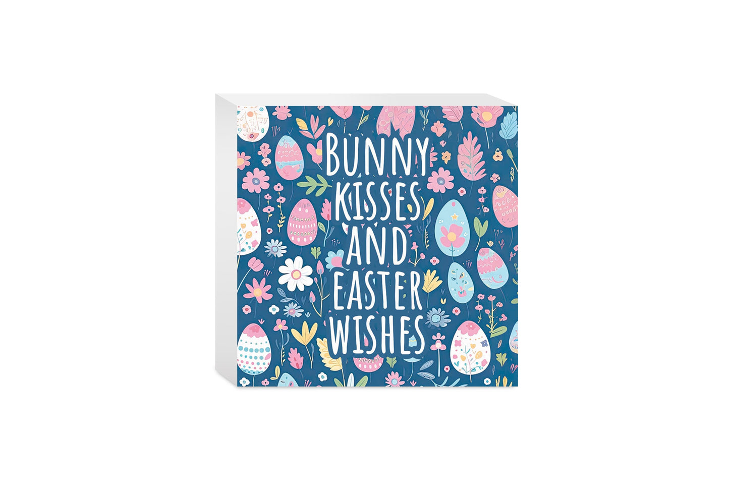 Spring Pastel Bunny Kisses And Easter Wishes | 5x5