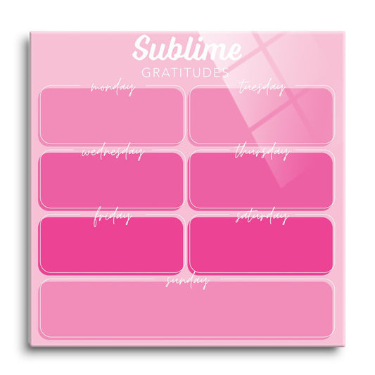 Pink Dream Gradient Sublime Gratitudes | 12x12