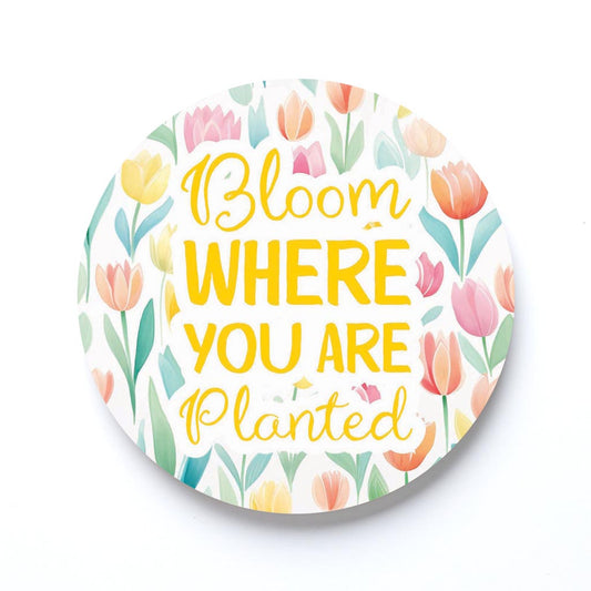 Spring Pastel Bloom Where You Are Planted | 4x4