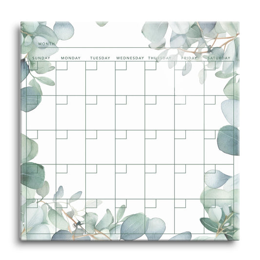 Minimalistic Eucalyptus Calendar | 12x12