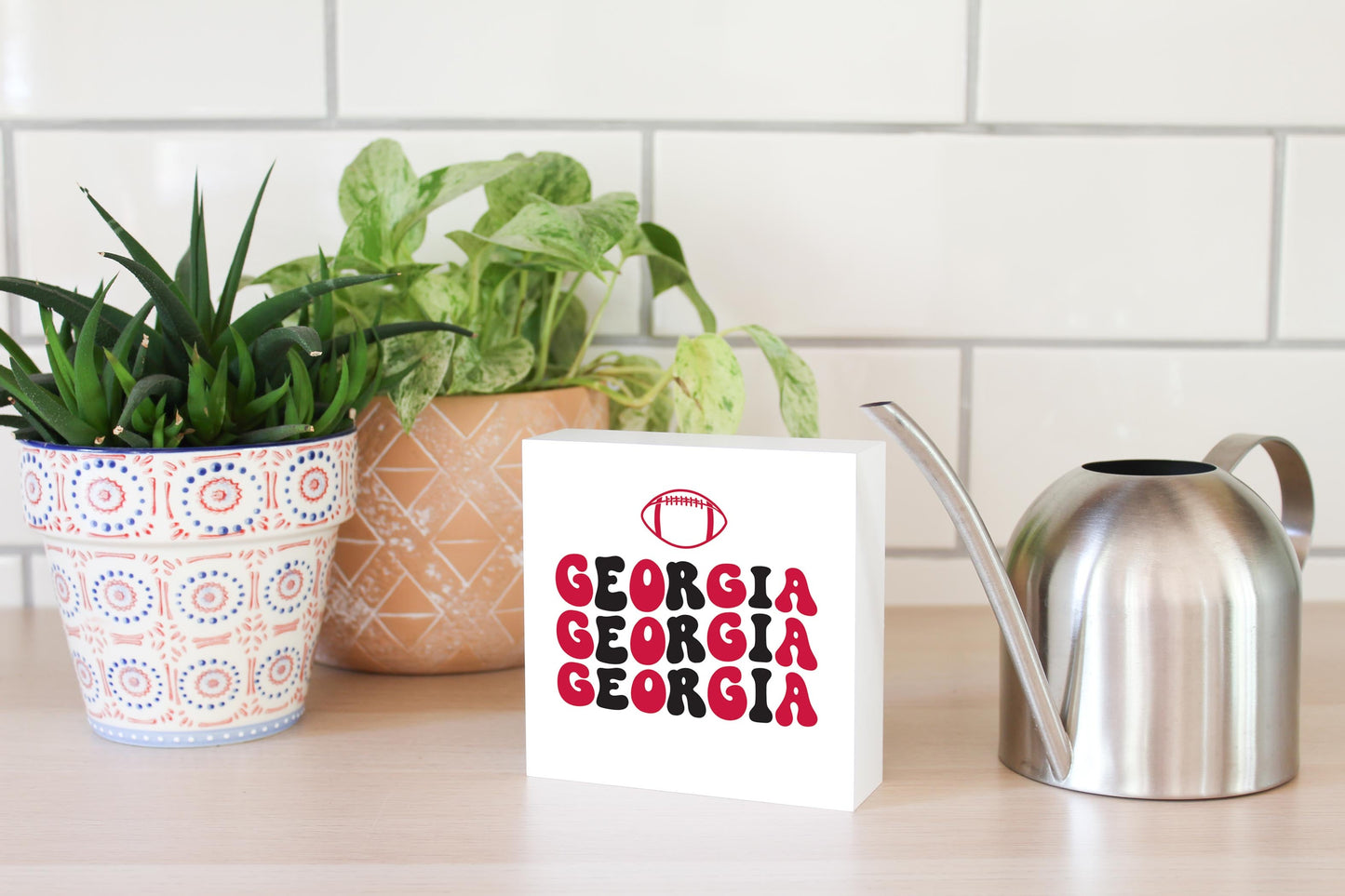 Clairmont & Co Game Day Wave Georgia | 5x5