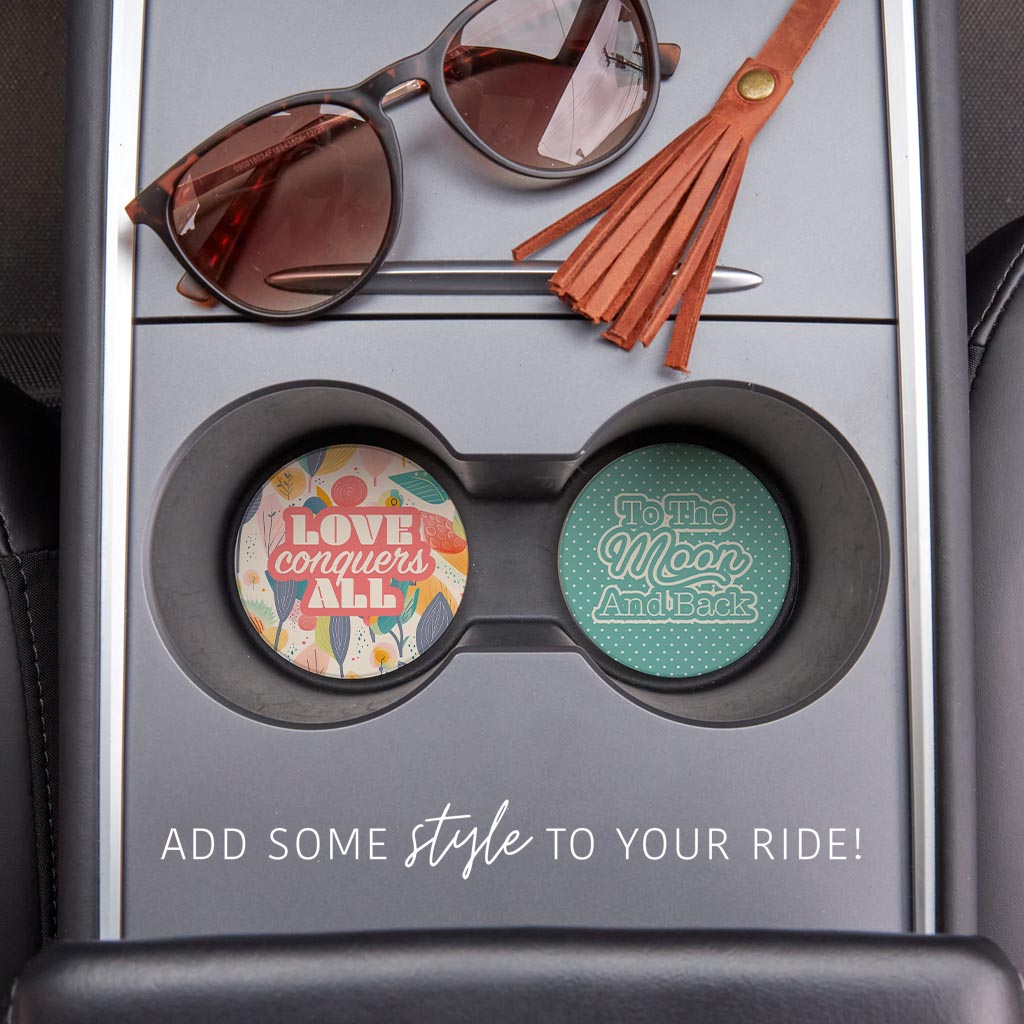 Valentine's Offset Car Coaster Set 1 | 2.65x2.65