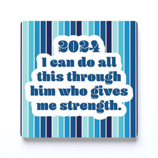 Graduation 2024 I Can Do All This Blue Stripe | 4x4