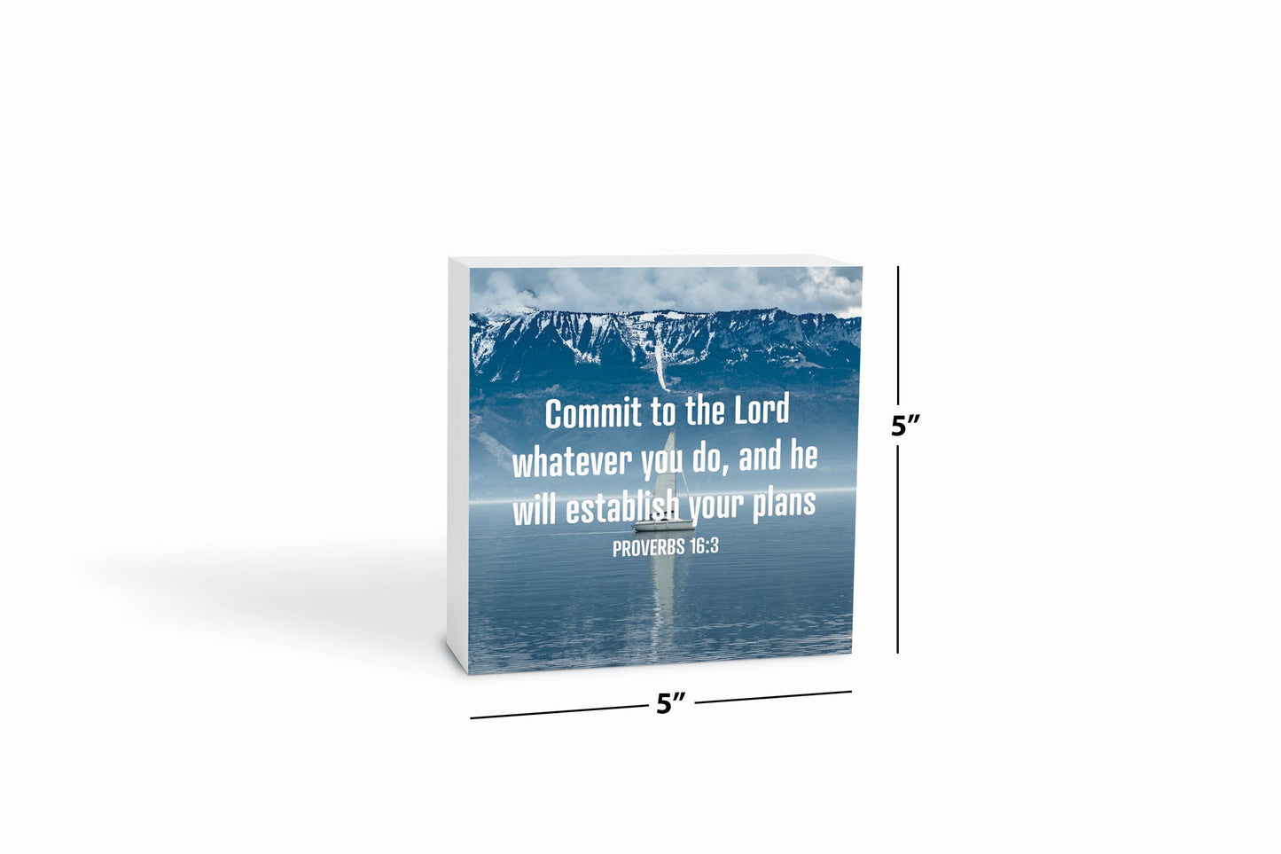 Commit To The Lord Sailboat | 5x5