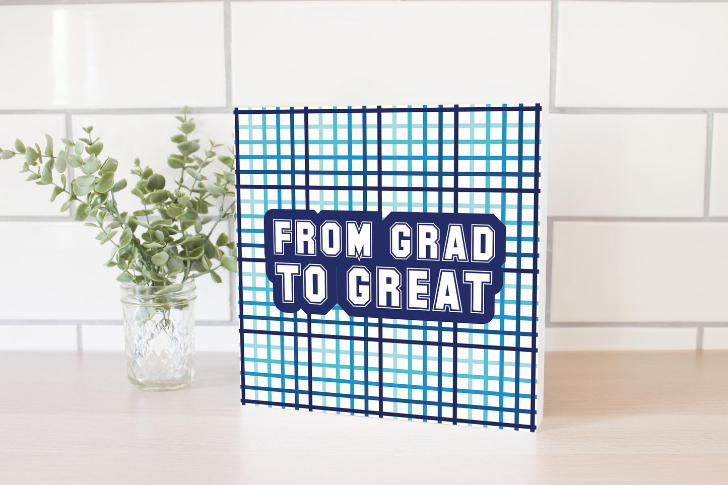 From Grad To Great Blue Grid | 10x10