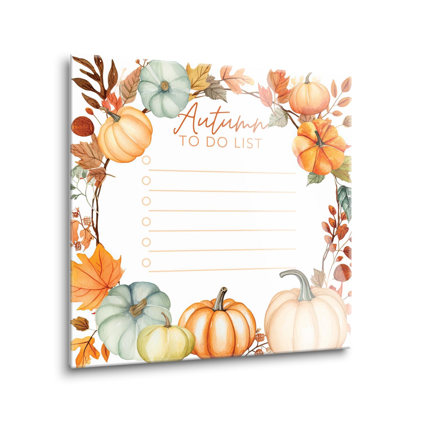 Autumn Pumpkins and Leaves To Do List | 8x8