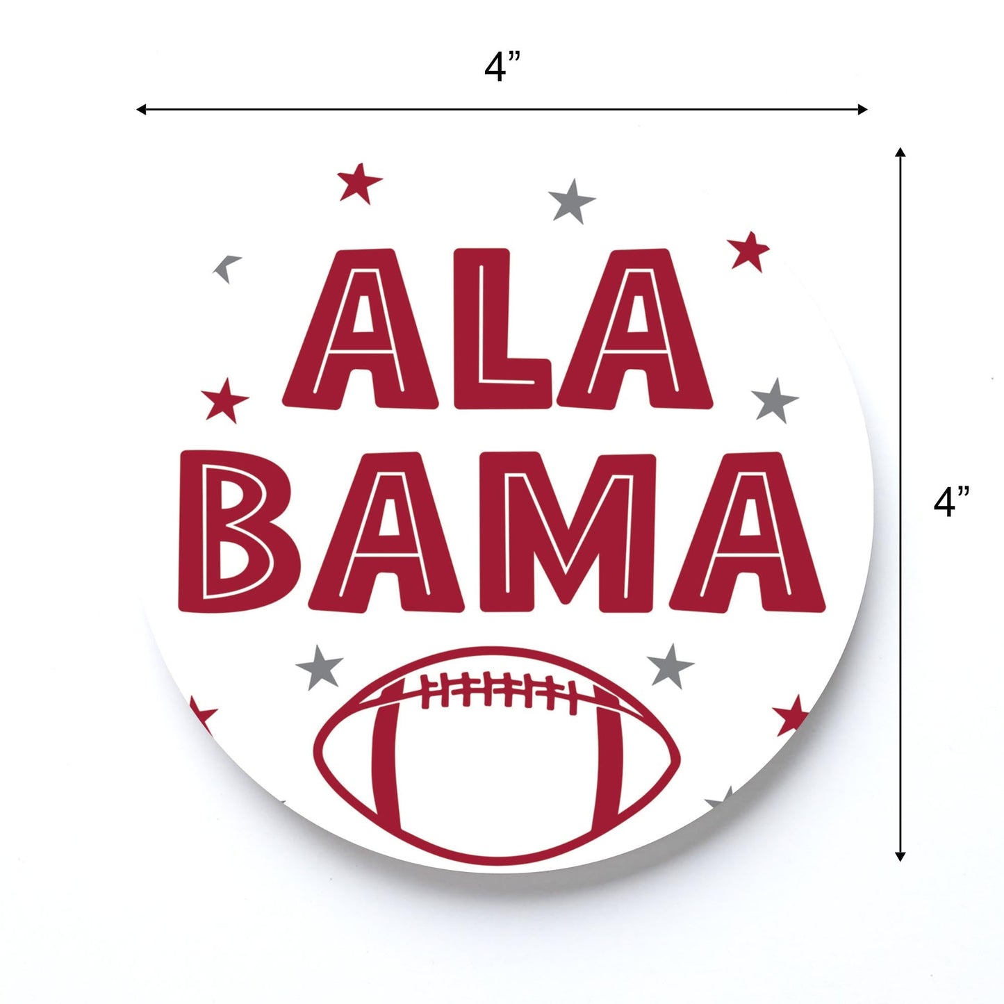 Clairmont & Co Game Day Stars Alabama | 4x4