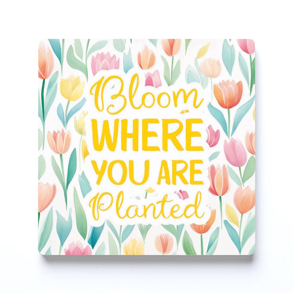 Spring Pastel Bloom Where You Are Planted | 4x4