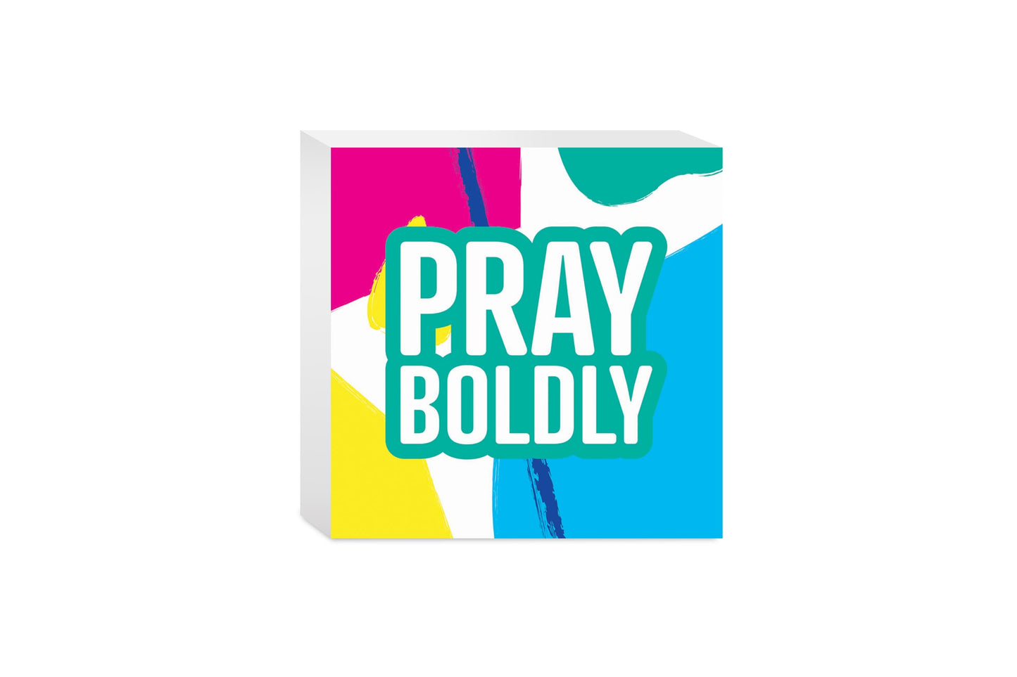 Pray Boldly Bright Pattern | 5x5