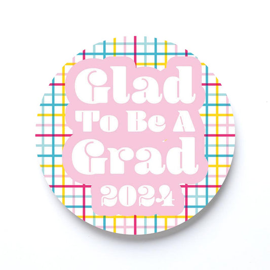 Graduation 2024 Glad To Be A Grad Colorful Grid | 4x4