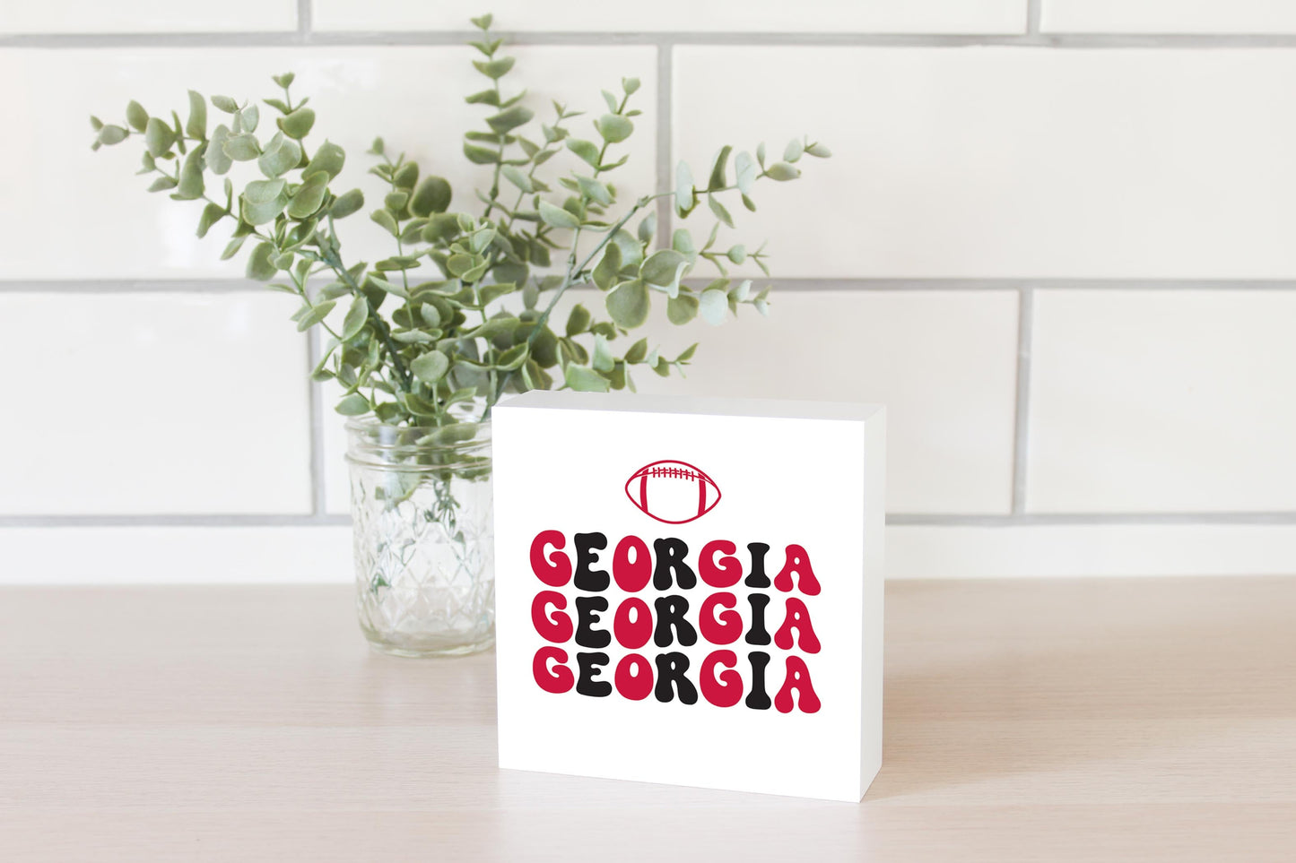 Clairmont & Co Game Day Wave Georgia | 5x5