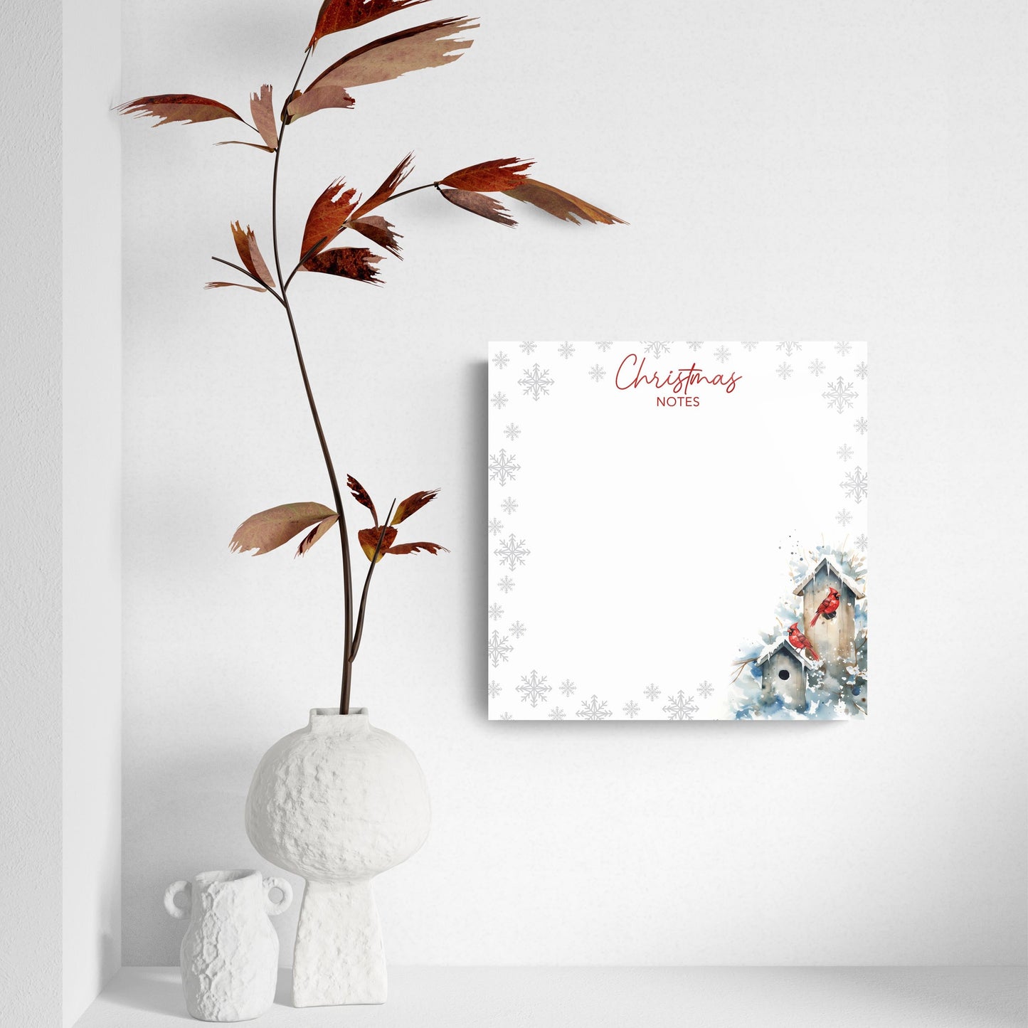 Classic Cardinals Christmas Notes | 8x8