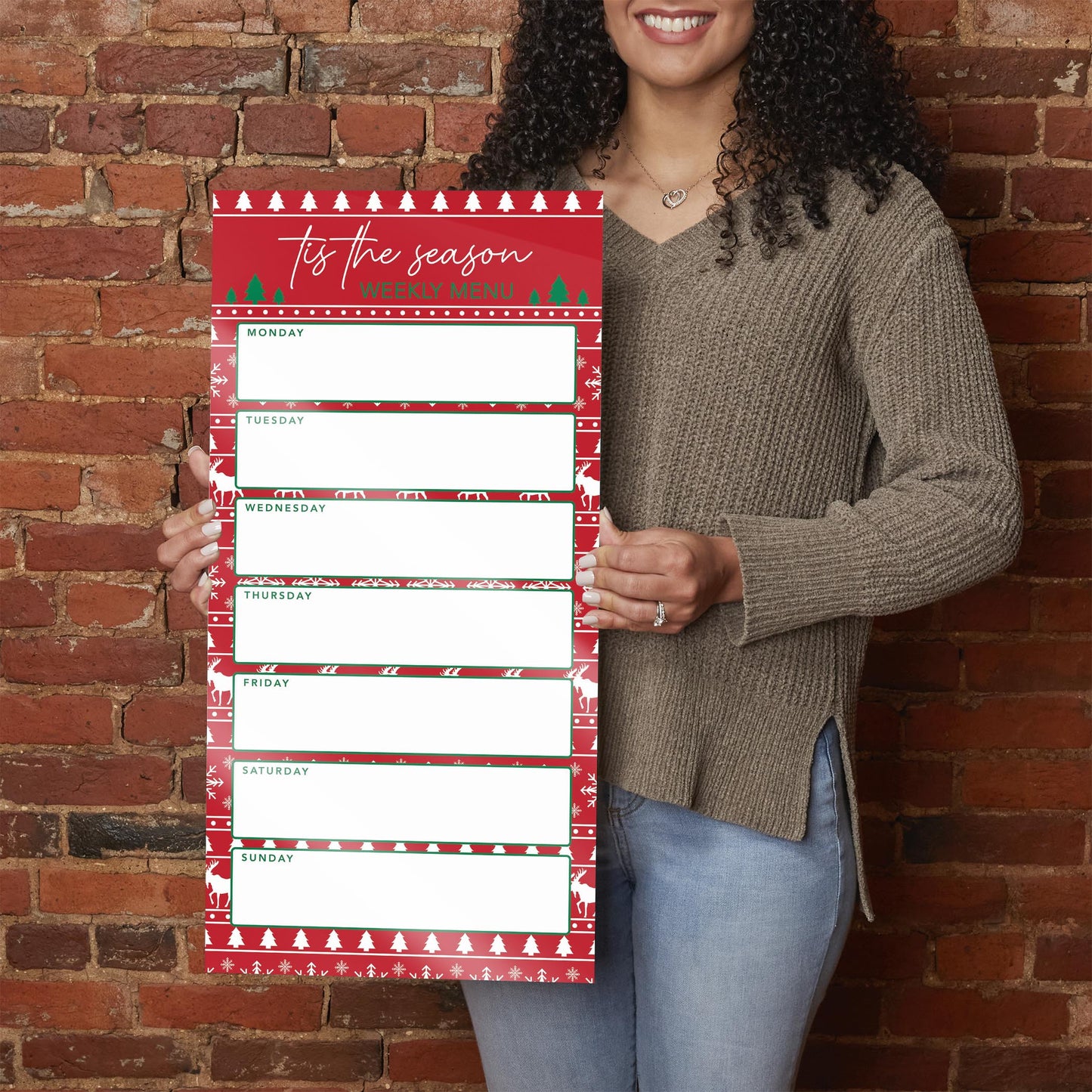 Classy Christmas Menu Board | 12x24