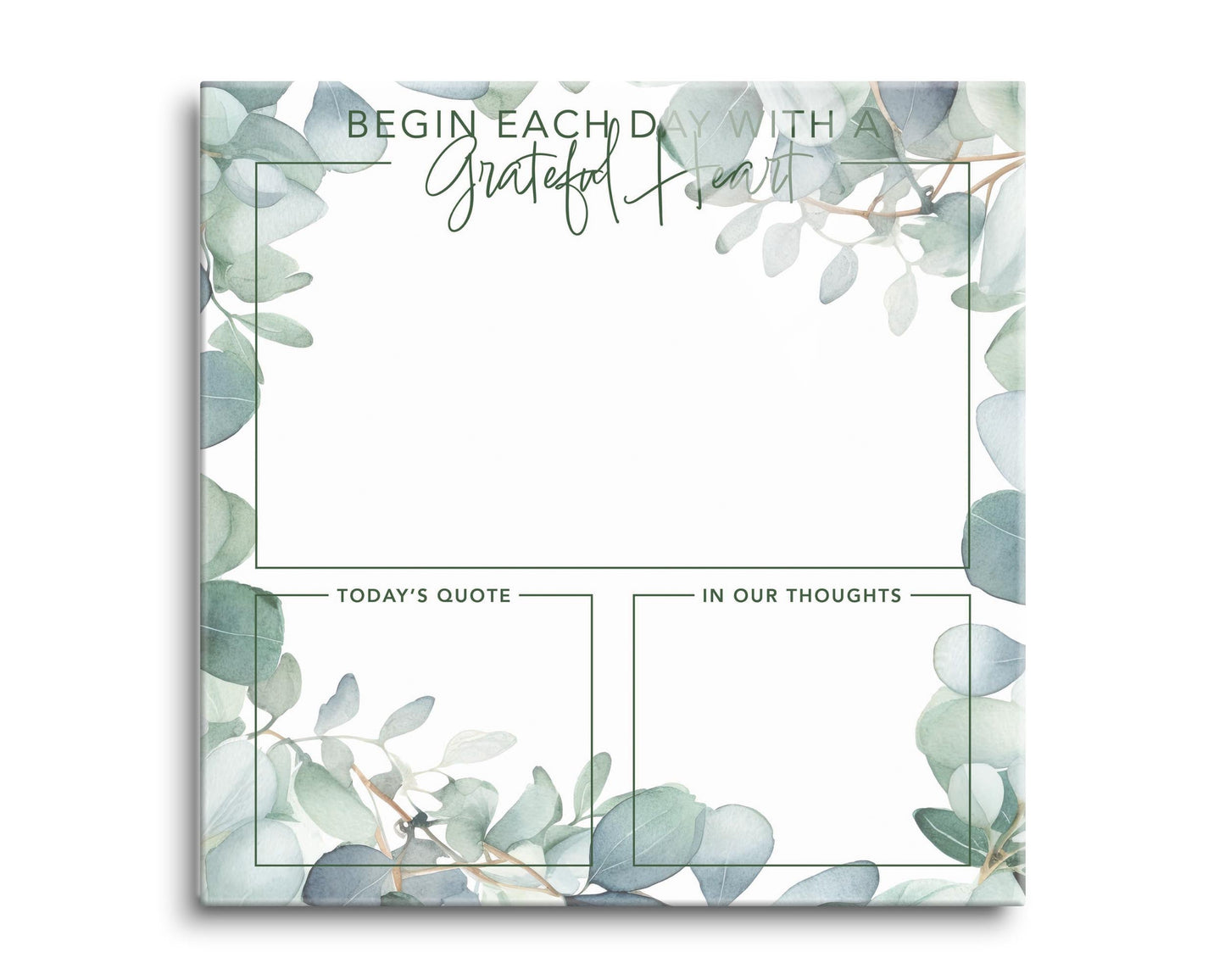 Eucalyptus Gratitudes Grateful Heart | 8x8