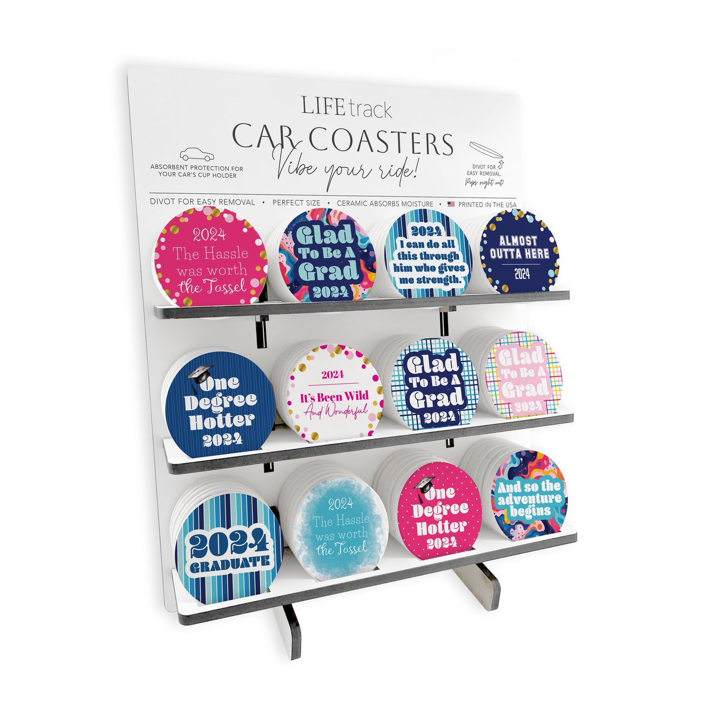 Graduation 2023 Car Coaster Display | 12x16