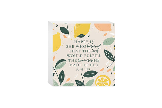 Lemon Citrus Happy Is She | 5x5