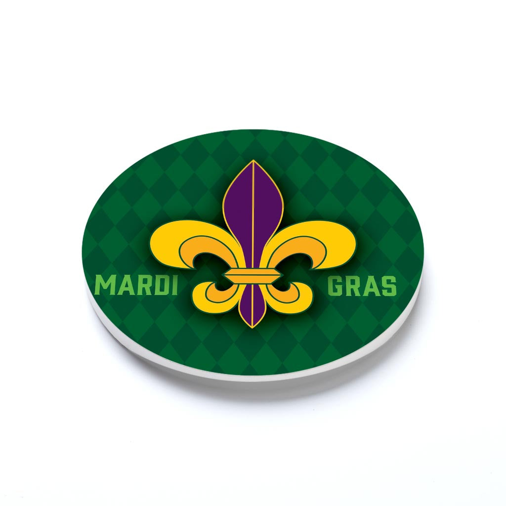 Mardi Gras Fleur De Lis | 2.65x2.65