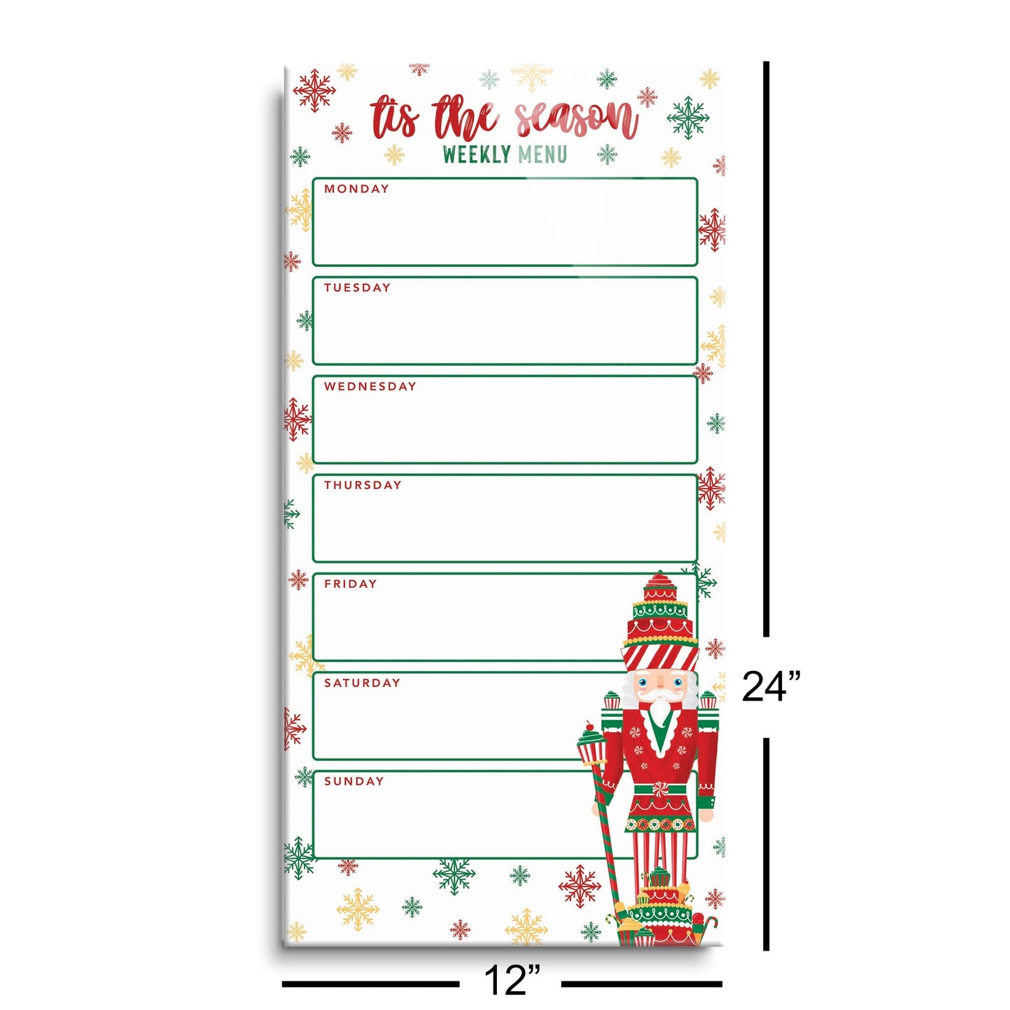 Classic Candyland Nutcracker Menu Board | 12x24