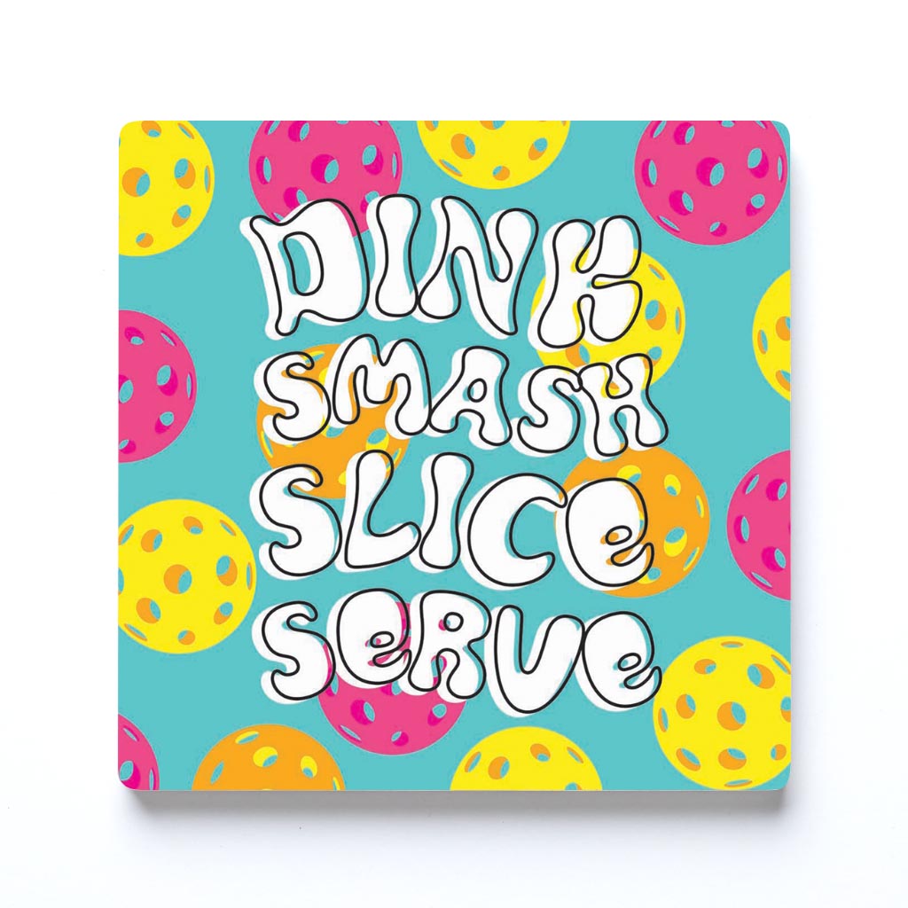 Neon Pickleball Dinnk Smash Slice Serve | 4x4