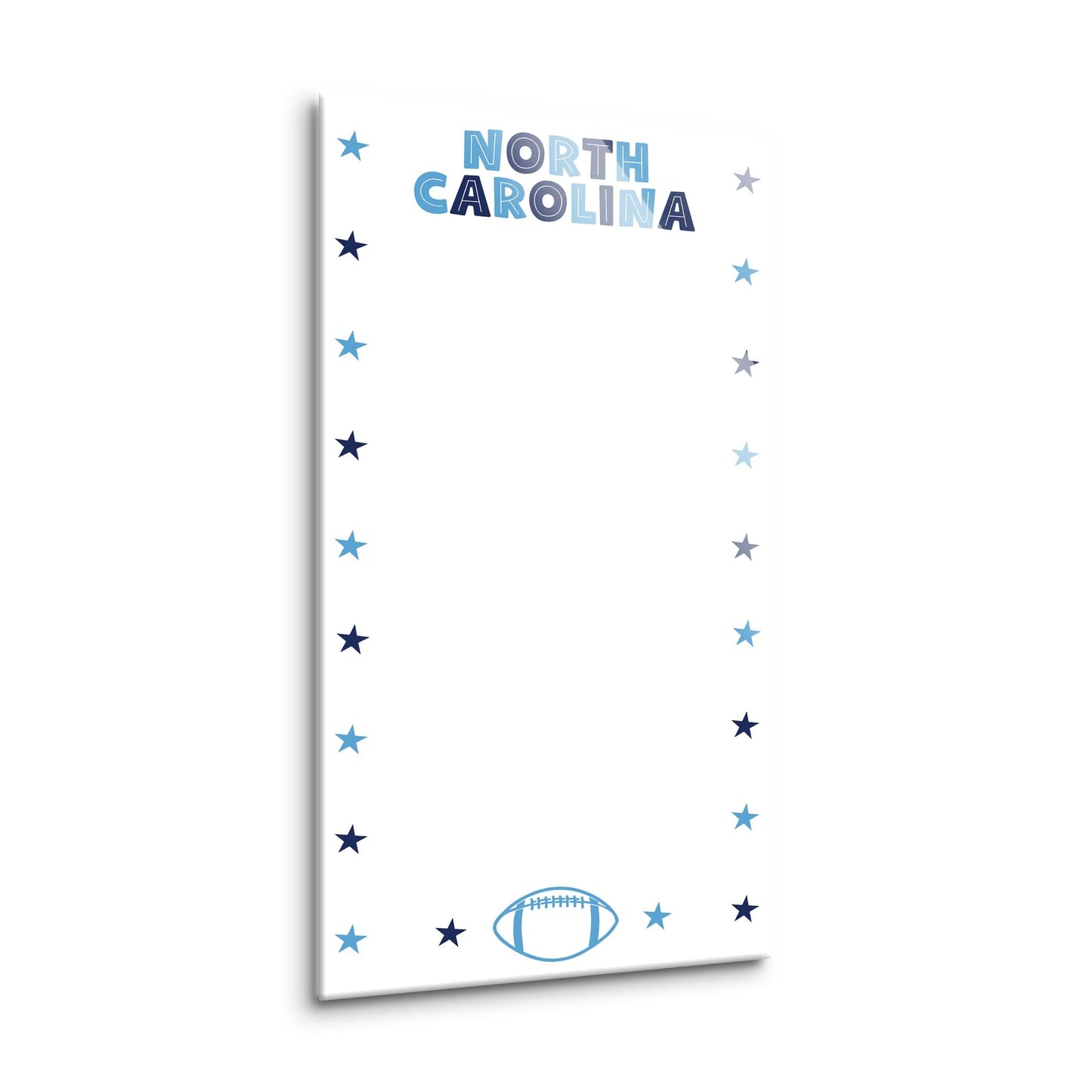 Clairmont & Co Game Day Stars NC Note Board | 8x16