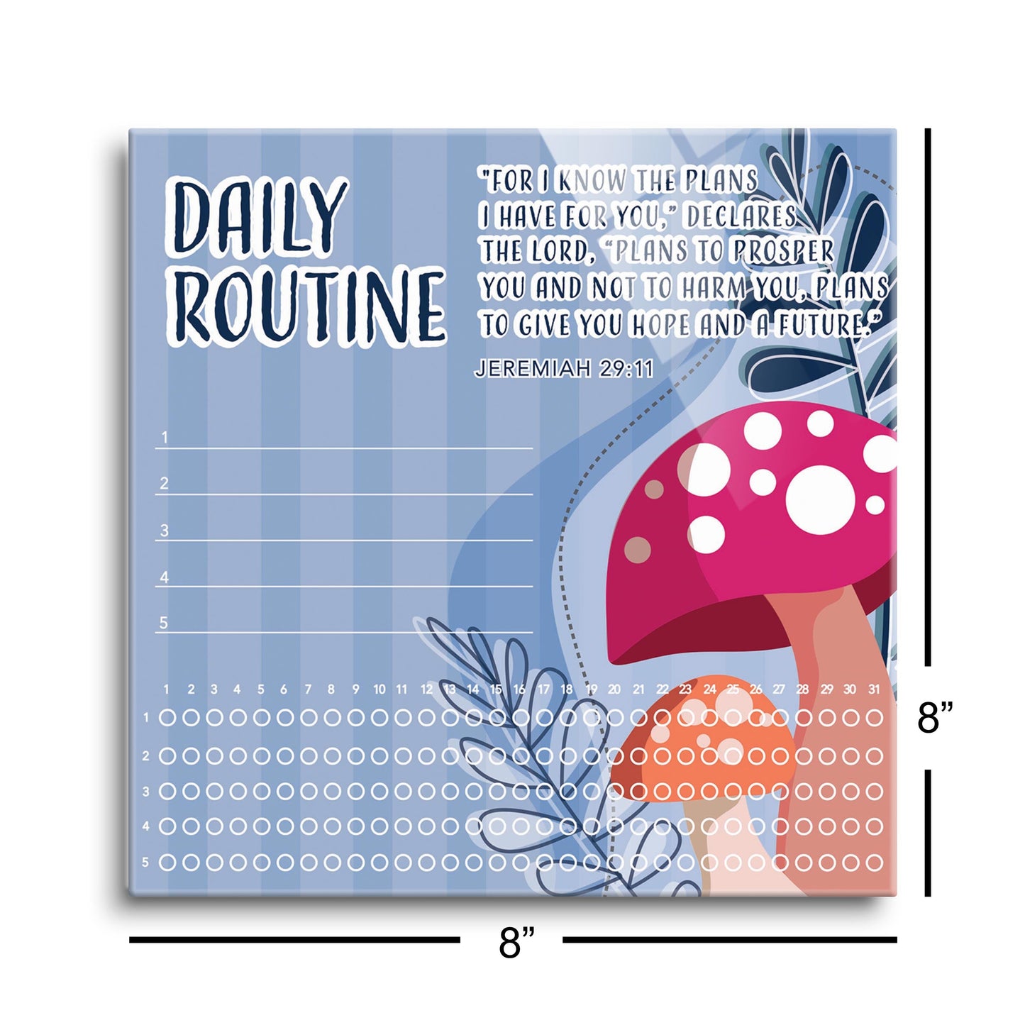 Children's Mushroom Daily Routine | 8x8