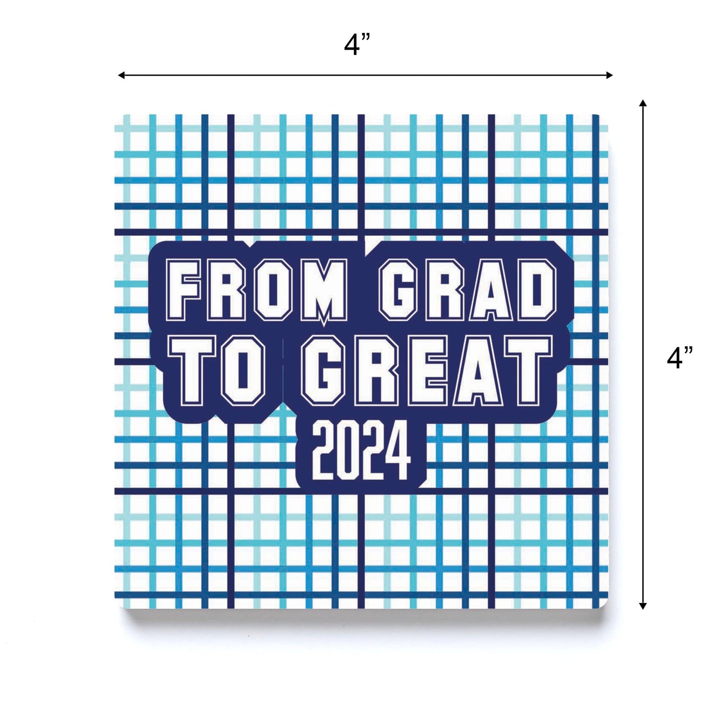 Graduation 2024 Grad to Great Stripe | 4x4