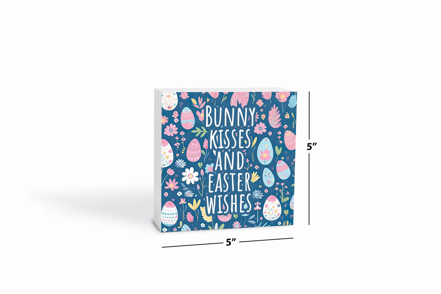 Spring Pastel Bunny Kisses And Easter Wishes | 5x5