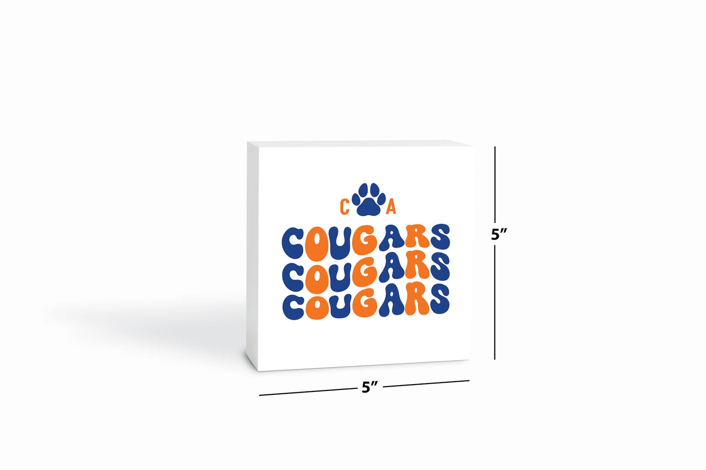 Clairmont & Co Game Day Wave Cougars | 5x5